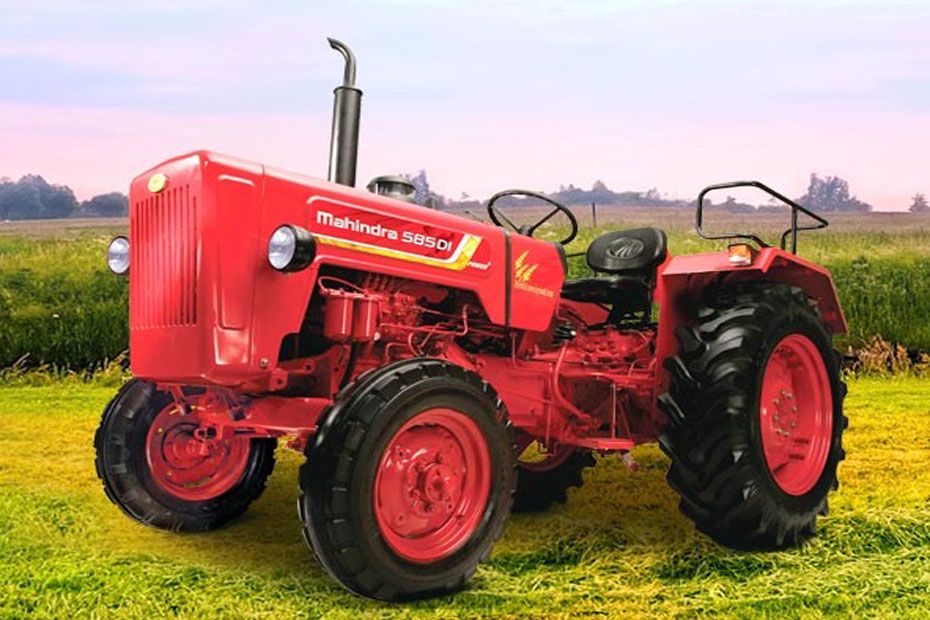 Mahindra 585 DI Sarpanch Red Colour