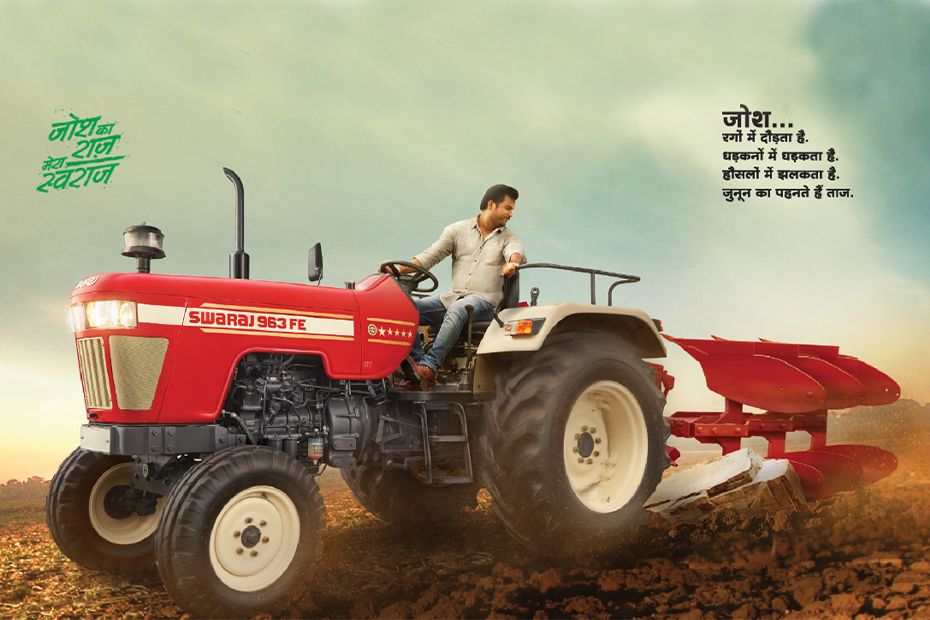 Swaraj 963 FE Left Side